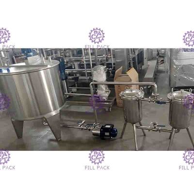飲料の茶3000L/Hジュースの準備装置の植物システムは風味を付けられたLitchiを混ぜた