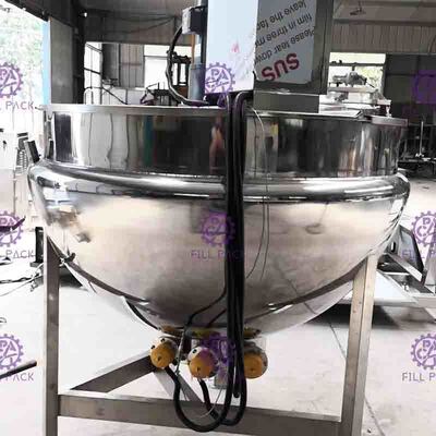 電気暖房のステンレス鋼の産業蒸気のJacketedやかんのTiltable 400L容量