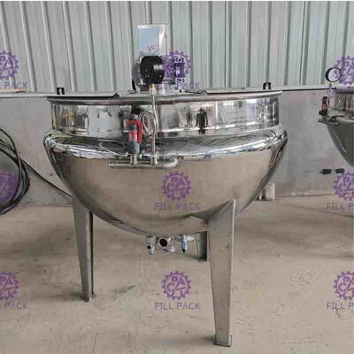 電気暖房のステンレス鋼の産業蒸気のJacketedやかんのTiltable 400L容量