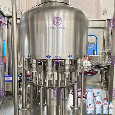 小規模のペット プラスチックびんのための自動飲む純粋な水充填機ライン植物