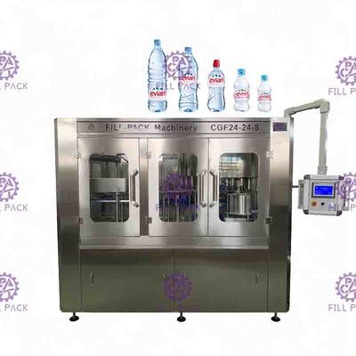 自動飲料水びん詰めにする機械、高速充填機