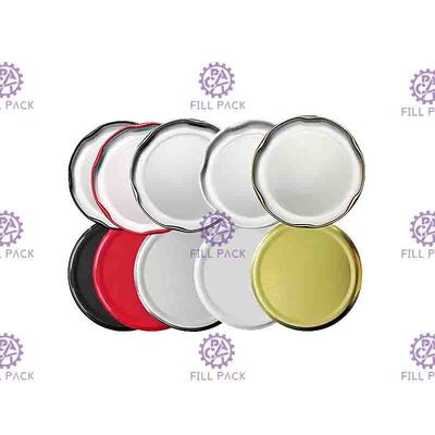 38mm 43mmジュースのガラス ビンの帽子のふた48mm 53mm 58mmのブリキの金属ねじ帽子