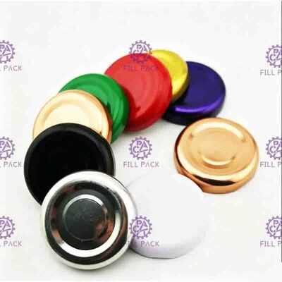 38mm 43mmジュースのガラス ビンの帽子のふた48mm 53mm 58mmのブリキの金属ねじ帽子