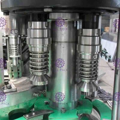 4.2Kw ガラス ビンのためのフル オートマチックの非ガス ジュースの飲み物の充填機