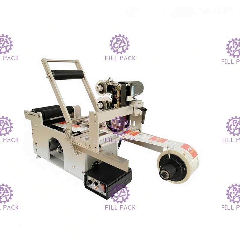 日付のコーディング プリンターが付いているステッカーのラベルのための半自動びんの分類機械