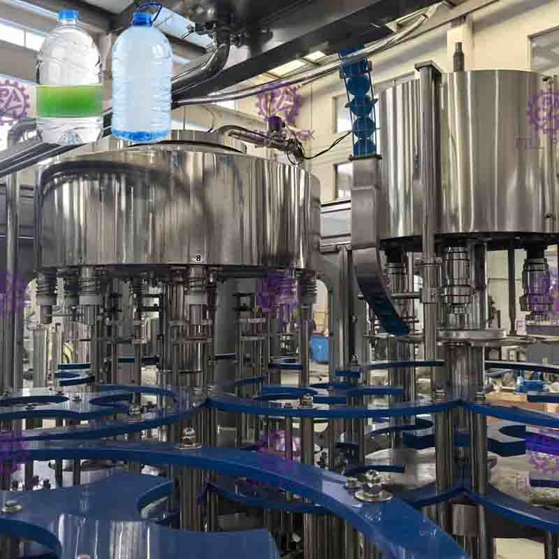 3L / 1つの洗浄満ちるおおう装置/植物/機械/システム/ラインに付き5L/10L天然水のプラスチックびん2つ