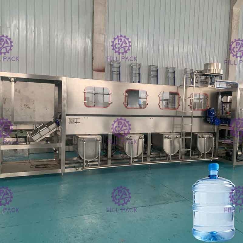 2行5ガロン水充填機/Minear水のための植物300 BPH
