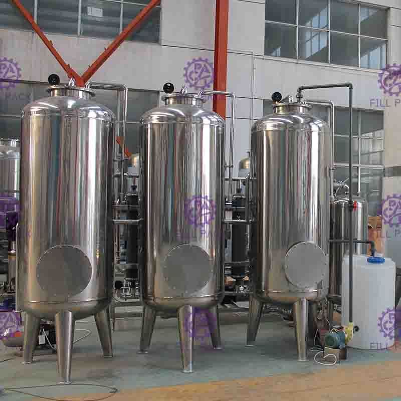 飲料水のための自動ステンレス鋼10000LPH UFの水処理システム