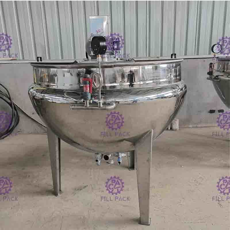 電気暖房のステンレス鋼の産業蒸気のJacketedやかんのTiltable 400L容量