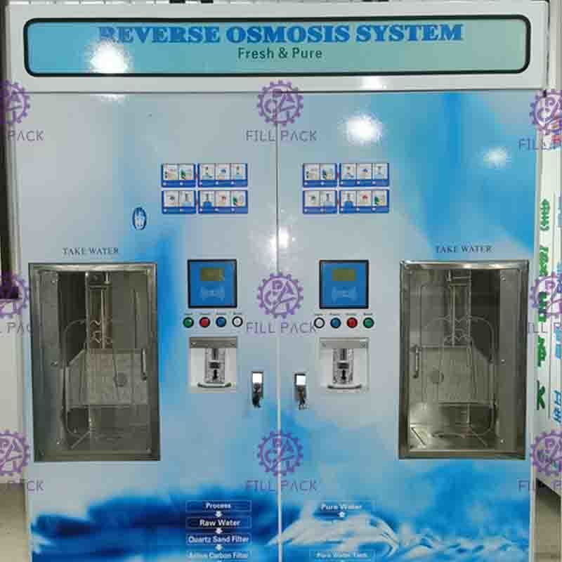 4040膜を搭載するミネラルRO水自動販売機9の段階