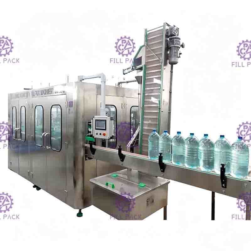 3L / 5L/10L 1 1500BPHに付きプラスチック ペットボトル ウォーターの充填機の鉱物3